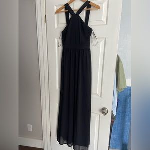 Black bridesmaid dress